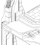 Axonometric projection: insulated floor, pillar and wall